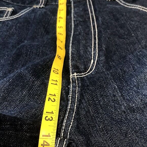 Concrete Legends Vtg Jeans Baggy Blue 33 34 Team Logo Basketball Hip Hop Street - Picture 9 of 12